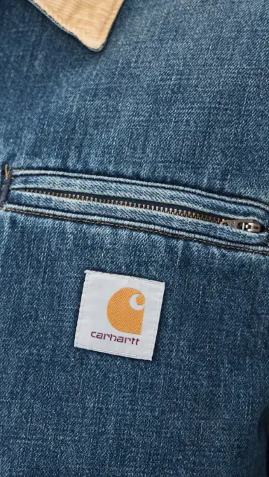 Carhartt WIP OG Detroit Jacket Blue/Dusty H Brown | Thumbnail 6 Carhartt WIP OG Detroit Jacket Blue/Dusty H Brown | Thumbnail 6