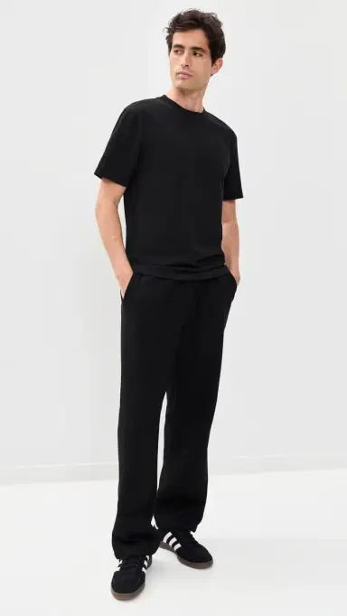 Reigning Champ Midweight Jersey tandard T-Shirt Black | Thumbnail 5 Reigning Champ Midweight Jersey tandard T-Shirt Black | Thumbnail 5