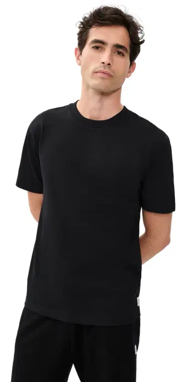 Reigning Champ Midweight Jersey tandard T-Shirt Black | Thumbnail 1 Reigning Champ Midweight Jersey tandard T-Shirt Black | Thumbnail 1