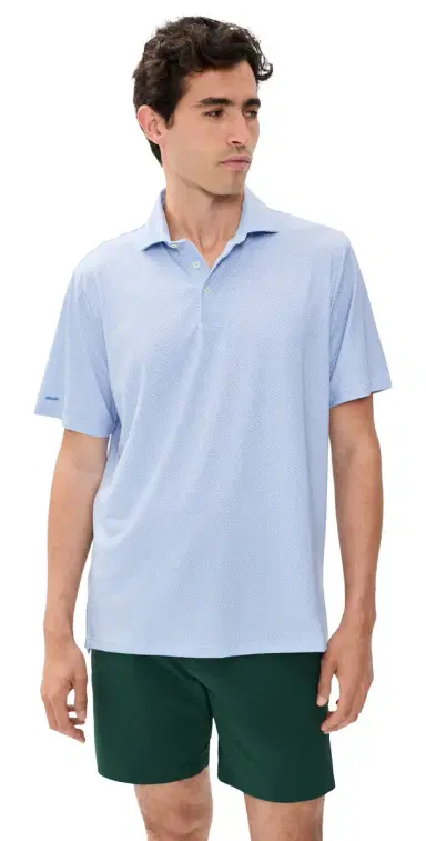 RLX Ralph Lauren Beekman Deco ightweight Airflow Jersey Fall Blue Beekman Deco | Thumbnail 1 RLX Ralph Lauren Beekman Deco ightweight Airflow Jersey Fall Blue Beekman Deco | Thumbnail 1