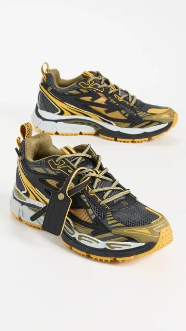 Off-White Be Right Back Sneakers Black/Ochre Yellow | Thumbnail 4 Off-White Be Right Back Sneakers Black/Ochre Yellow | Thumbnail 4