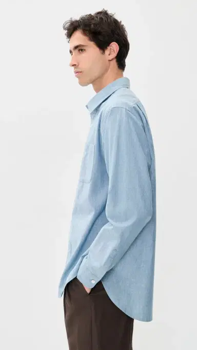 Aaron Levine Western Shirt Denim | Thumbnail 4 Aaron Levine Western Shirt Denim | Thumbnail 4