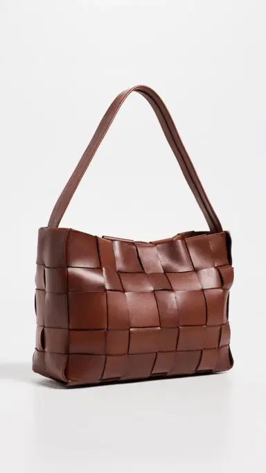 St. Agni Woven Mini Tote Chestnut One Size | Thumbnail 4 St. Agni Woven Mini Tote Chestnut One Size | Thumbnail 4