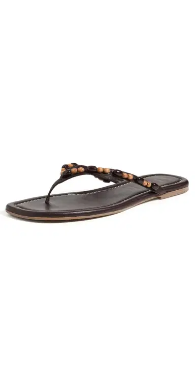 Staud Freja Sandals Wood Beads 35 | Thumbnail 1 Staud Freja Sandals Wood Beads 35 | Thumbnail 1