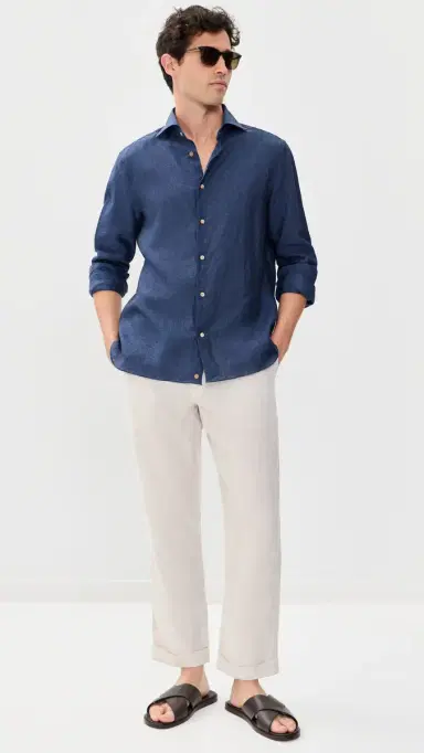 Ripa Ripa The Anacapri Relaxed Trousers Sand | Thumbnail 5 Ripa Ripa The Anacapri Relaxed Trousers Sand | Thumbnail 5