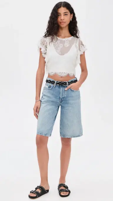 Free People Lunar Ash Lace Top Clean | Thumbnail 5 Free People Lunar Ash Lace Top Clean | Thumbnail 5