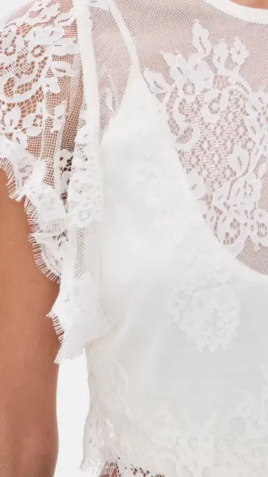 Free People Lunar Ash Lace Top Clean | Thumbnail 6 Free People Lunar Ash Lace Top Clean | Thumbnail 6