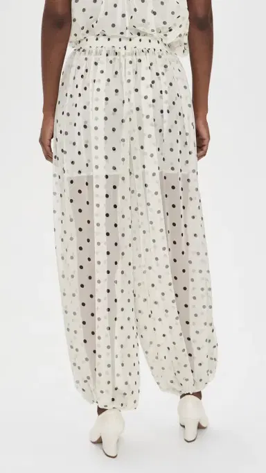 MSGM Polka Dot Pants Black | Thumbnail 3 MSGM Polka Dot Pants Black | Thumbnail 3