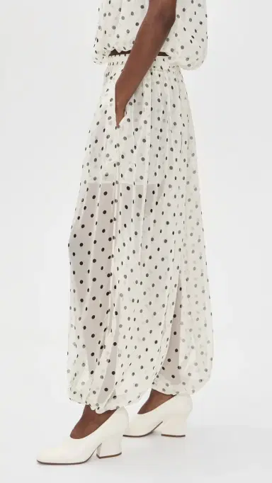 MSGM Polka Dot Pants Black | Thumbnail 4 MSGM Polka Dot Pants Black | Thumbnail 4