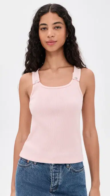STILL HERE Snap Tank Pink L | Thumbnail 2 STILL HERE Snap Tank Pink L | Thumbnail 2