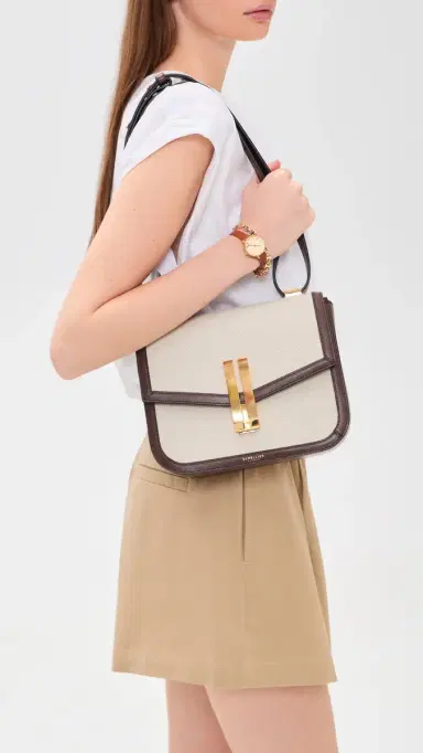DeMellier Vancouver Handbag Saltpepper/Mocha One Size | Thumbnail 3 DeMellier Vancouver Handbag Saltpepper/Mocha One Size | Thumbnail 3