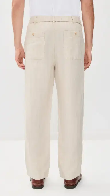 Madewell inen Back Pants Bleached | Thumbnail 3 Madewell inen Back Pants Bleached | Thumbnail 3