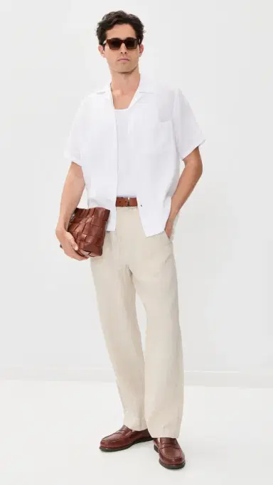 Madewell inen Back Pants Bleached | Thumbnail 5 Madewell inen Back Pants Bleached | Thumbnail 5