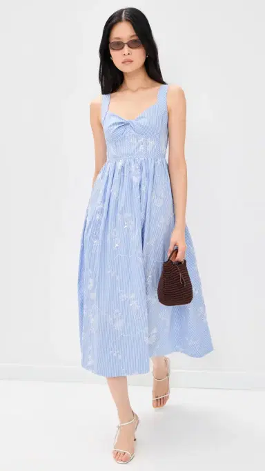 Hunter Bell Gracie Dress Sullivan Stripe | Thumbnail 2 Hunter Bell Gracie Dress Sullivan Stripe | Thumbnail 2
