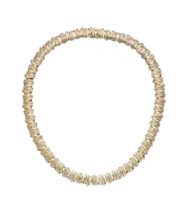 Suzanne Kalan Classic 18kt gold necklace with diamonds | Thumbnail 1 Suzanne Kalan Classic 18kt gold necklace with diamonds | Thumbnail 1