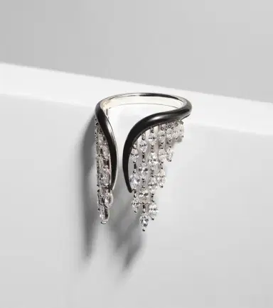 Kamyen Angel Wings 18kt gold ring with diamonds | Thumbnail 2 Kamyen Angel Wings 18kt gold ring with diamonds | Thumbnail 2