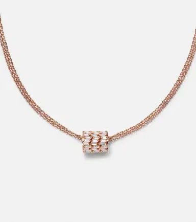 Suzanne Kalan Roundel 18kt rose gold necklace with diamonds | Thumbnail 2 Suzanne Kalan Roundel 18kt rose gold necklace with diamonds | Thumbnail 2