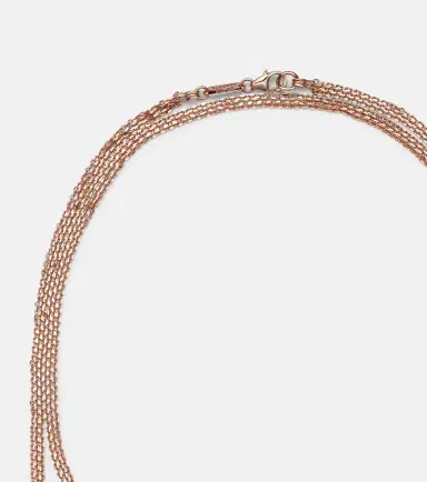 Suzanne Kalan Roundel 18kt rose gold necklace with diamonds | Thumbnail 3 Suzanne Kalan Roundel 18kt rose gold necklace with diamonds | Thumbnail 3