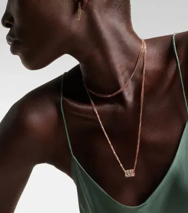 Suzanne Kalan Roundel 18kt rose gold necklace with diamonds | Thumbnail 5 Suzanne Kalan Roundel 18kt rose gold necklace with diamonds | Thumbnail 5