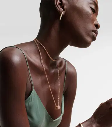 Suzanne Kalan Roundel 18kt rose gold necklace with diamonds | Thumbnail 6 Suzanne Kalan Roundel 18kt rose gold necklace with diamonds | Thumbnail 6