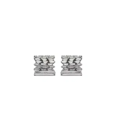Suzanne Kalan Rondelle 18kt white gold earrings with diamonds | Thumbnail 1 Suzanne Kalan Rondelle 18kt white gold earrings with diamonds | Thumbnail 1