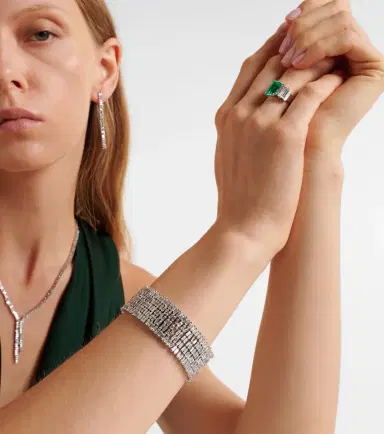 Suzanne Kalan Classic 18kt white gold tennis bracelet with diamonds | Thumbnail 2 Suzanne Kalan Classic 18kt white gold tennis bracelet with diamonds | Thumbnail 2
