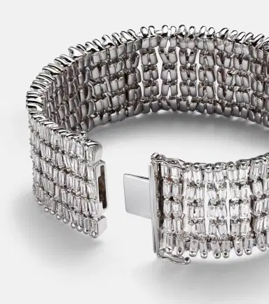 Suzanne Kalan Classic 18kt white gold tennis bracelet with diamonds | Thumbnail 5 Suzanne Kalan Classic 18kt white gold tennis bracelet with diamonds | Thumbnail 5