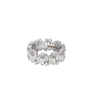 Suzanne Kalan Shimmer Audrey 18kt white gold ring with diamonds | Thumbnail 1 Suzanne Kalan Shimmer Audrey 18kt white gold ring with diamonds | Thumbnail 1