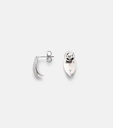 Suzanne Kalan 18kt white gold earrings with diamonds | Thumbnail 2 Suzanne Kalan 18kt white gold earrings with diamonds | Thumbnail 2