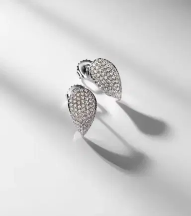 Suzanne Kalan 18kt white gold earrings with diamonds | Thumbnail 5 Suzanne Kalan 18kt white gold earrings with diamonds | Thumbnail 5