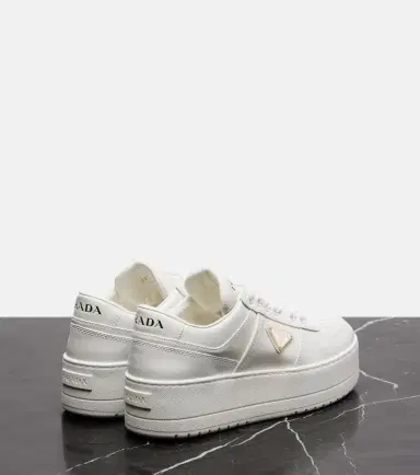 Prada Downtown Bold leather platform sneakers | Thumbnail 2 Prada Downtown Bold leather platform sneakers | Thumbnail 2