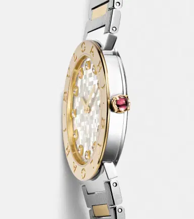 BVLGARI embellished 33mm 18kt gold and stainless steel watch | Thumbnail 2 BVLGARI embellished 33mm 18kt gold and stainless steel watch | Thumbnail 2