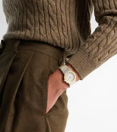BVLGARI embellished 33mm 18kt gold and stainless steel watch | Thumbnail 4 BVLGARI embellished 33mm 18kt gold and stainless steel watch | Thumbnail 4