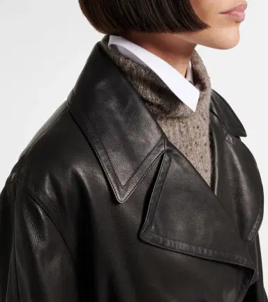 The Row Siempra leather coat | Thumbnail 2 The Row Siempra leather coat | Thumbnail 2