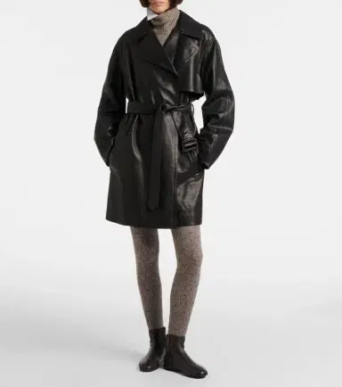 The Row Siempra leather coat | Thumbnail 5 The Row Siempra leather coat | Thumbnail 5