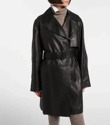 The Row Siempra leather coat | Thumbnail 6 The Row Siempra leather coat | Thumbnail 6