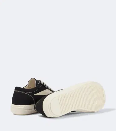 Rick Owens Vintage suede-trimmed canvas sneakers | Thumbnail 4 Rick Owens Vintage suede-trimmed canvas sneakers | Thumbnail 4