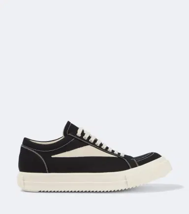 Rick Owens Vintage suede-trimmed canvas sneakers | Thumbnail 5 Rick Owens Vintage suede-trimmed canvas sneakers | Thumbnail 5
