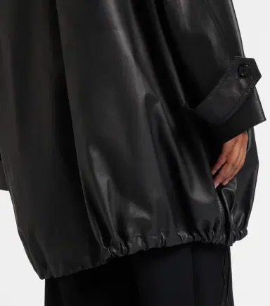The Row Cassandre leather coat | Thumbnail 2 The Row Cassandre leather coat | Thumbnail 2