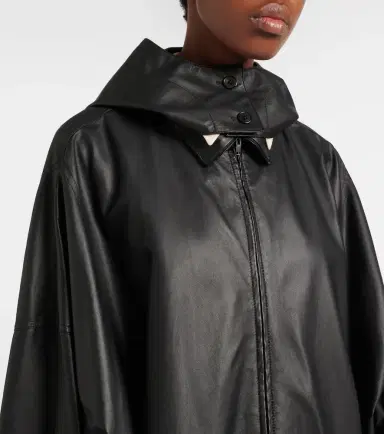 The Row Cassandre leather coat | Thumbnail 6 The Row Cassandre leather coat | Thumbnail 6