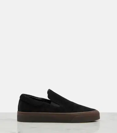 The Row MH suede slip-on shoes | Thumbnail 2 The Row MH suede slip-on shoes | Thumbnail 2