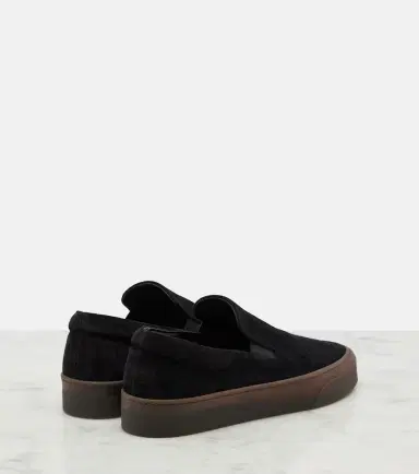 The Row MH suede slip-on shoes | Thumbnail 3 The Row MH suede slip-on shoes | Thumbnail 3