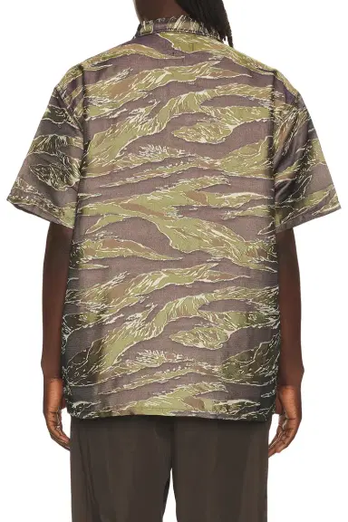 Beams Plus Mil-Sht Tiger Stripe Mesh Jacquard | Thumbnail 2 Beams Plus Mil-Sht Tiger Stripe Mesh Jacquard | Thumbnail 2