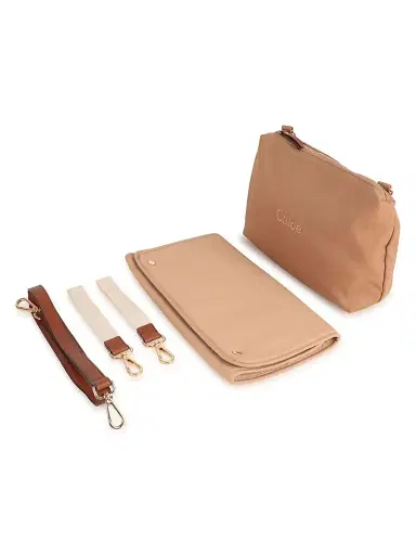Chloé Canvas Changing Bag - Stone | Thumbnail 5 Chloé Canvas Changing Bag - Stone | Thumbnail 5