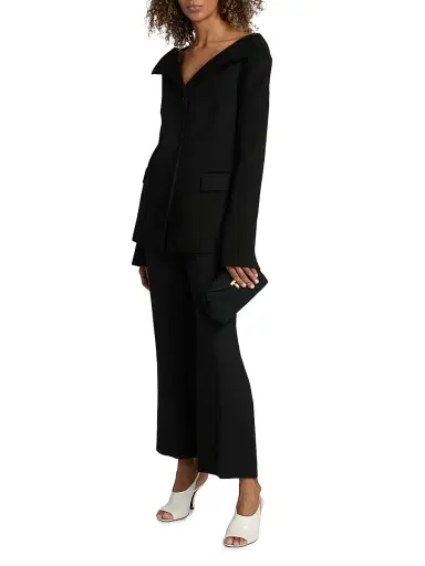 Toteme Women's T-Lock Mini Rope Clutch - Black | Thumbnail 3 Toteme Women's T-Lock Mini Rope Clutch - Black | Thumbnail 3