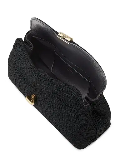 Toteme Women's T-Lock Mini Rope Clutch - Black | Thumbnail 5 Toteme Women's T-Lock Mini Rope Clutch - Black | Thumbnail 5