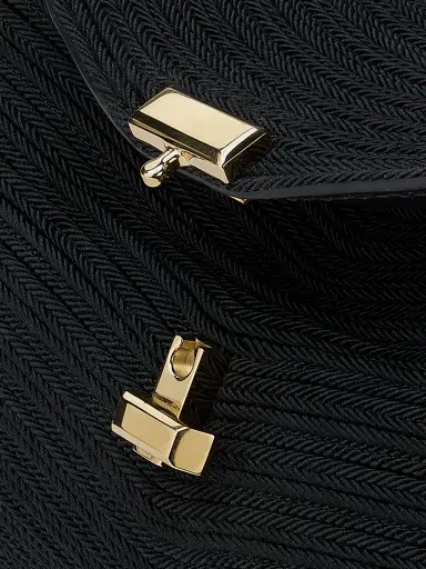 Toteme Women's T-Lock Mini Rope Clutch - Black | Thumbnail 6 Toteme Women's T-Lock Mini Rope Clutch - Black | Thumbnail 6