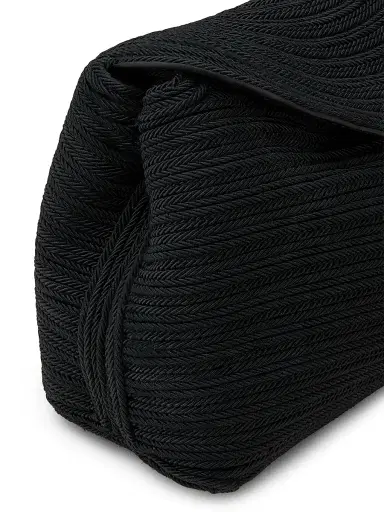 Toteme Women's T-Lock Mini Rope Clutch - Black | Thumbnail 7 Toteme Women's T-Lock Mini Rope Clutch - Black | Thumbnail 7