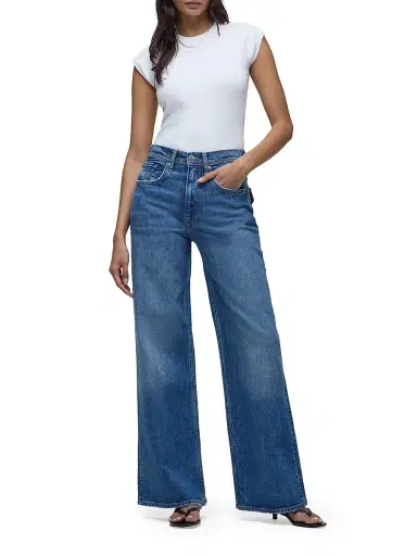 Hudson Jeans Women's Jodie Loose-Fit Wide-Leg Jeans - Glee | Thumbnail 2 Hudson Jeans Women's Jodie Loose-Fit Wide-Leg Jeans - Glee | Thumbnail 2