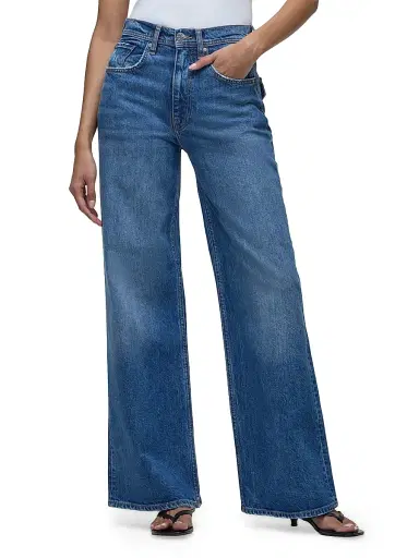 Hudson Jeans Women's Jodie Loose-Fit Wide-Leg Jeans - Glee | Thumbnail 4 Hudson Jeans Women's Jodie Loose-Fit Wide-Leg Jeans - Glee | Thumbnail 4
